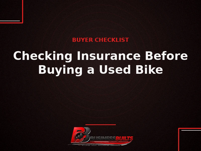 Banner for checking bike insurance before buying a used two-wheeler