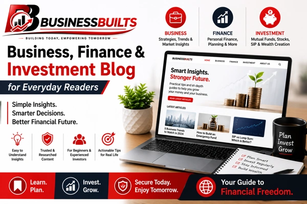 Business, finance and investment blog showcasing personal finance, wealth building, market trends, and practical investment insights.