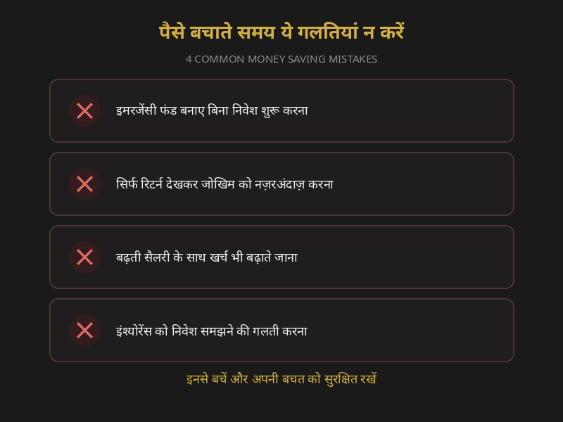 how to save money in hindi common mistakes to avoid