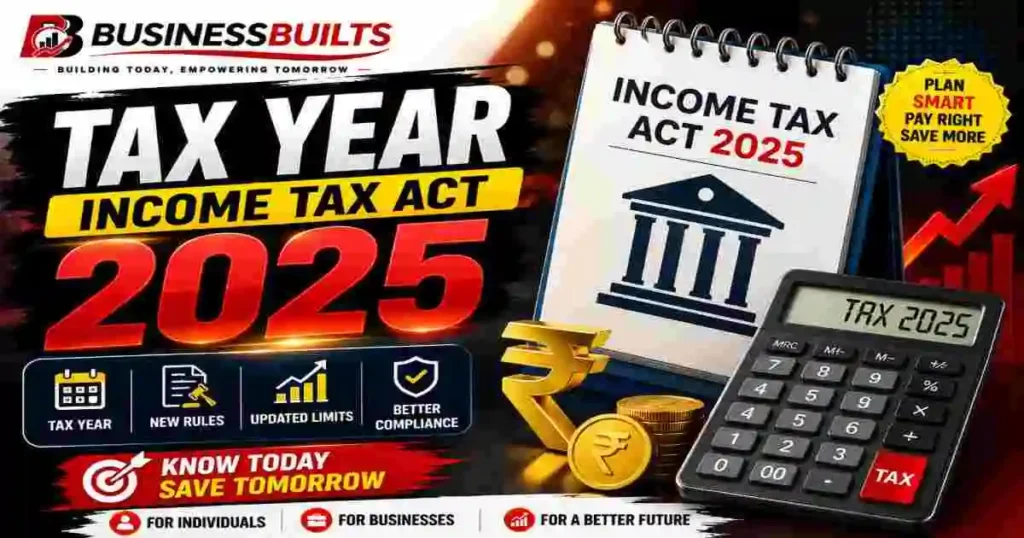 Tax Year Income Tax Act 2025 – BusinessBuilts guide covering tax rules, updated provisions, limits, compliance, and smart tax planning.